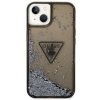 Guess GUHCP14SLFCTPK iPhone 14 / 15 / 13 6.1 czarny/black hardcase Liquid Glitter Palm Collection